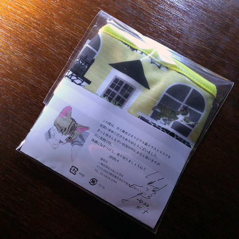 川上麻衣子STYAHOME猫マスク